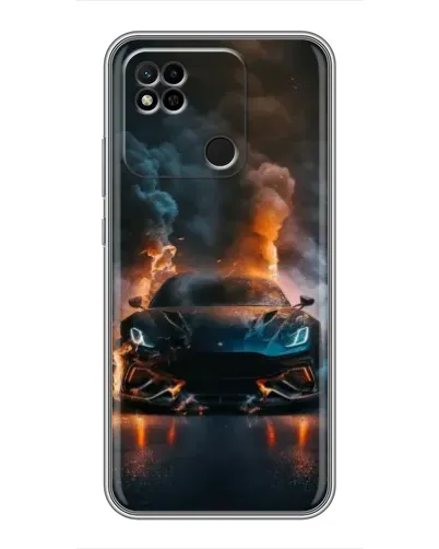 Чехол для Xiaomi Redmi 10A с картинкой «Lamborghini дымная эстетика» Чехол для Xiaomi Redmi 10A с картинкой «Lamborghini дымная эстетика»