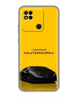 Чехол для Xiaomi Redmi 10A с картинкой «Lamborghini Huracan черный»