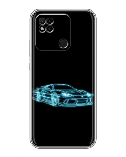 Чехол для Xiaomi Redmi 10A с картинкой «Неоновый контур Lamborghini» Чехол для Xiaomi Redmi 10A с картинкой «Неоновый контур Lamborghini»