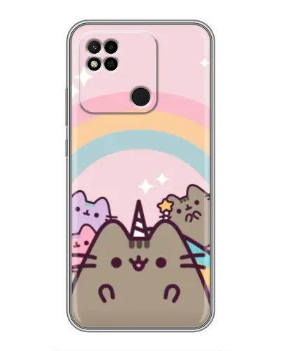 Чехол для Xiaomi Redmi 10A с картинкой «Единорог Pusheen»