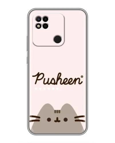Чехол для Xiaomi Redmi 10A с картинкой «Pusheen логотип»