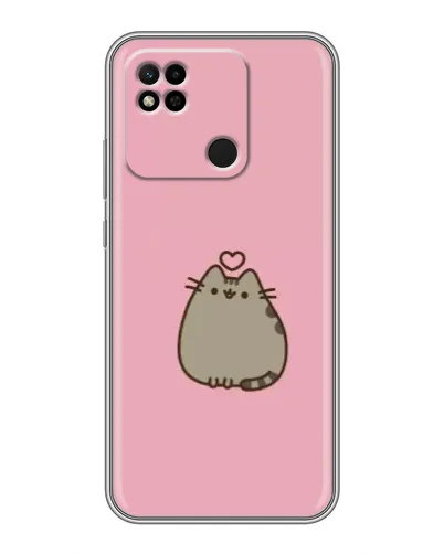 Чехол для Xiaomi Redmi 10A с картинкой «Pusheen сердце»