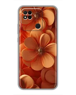 Чохол для Xiaomi Redmi 10A з картинкою «Помаранчева макро квітка» Чохол для Xiaomi Redmi 10A з картинкою «Помаранчева макро квітка»
