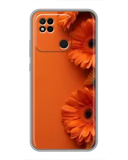 Чохол для Xiaomi Redmi 10A з картинкою «Помаранчеві гербери» Чохол для Xiaomi Redmi 10A з картинкою «Помаранчеві гербери»