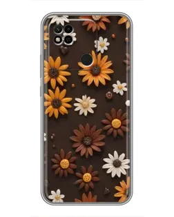 Чохол для Xiaomi Redmi 10A з картинкою «Візерунок з маленьких соняшників» Чохол для Xiaomi Redmi 10A з картинкою «Візерунок з маленьких соняшників»