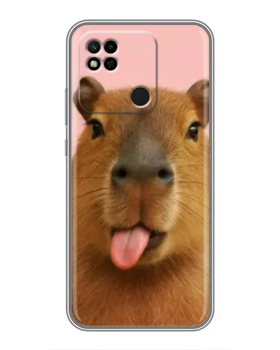 Чехол для Xiaomi Redmi 10A с картинкой «Капибара с языком» Чехол для Xiaomi Redmi 10A с картинкой «Капибара с языком»