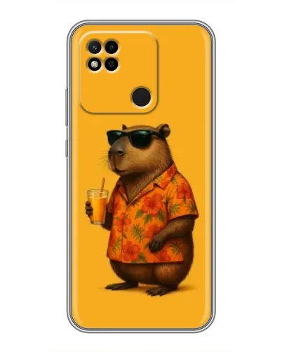 Чехол для Xiaomi Redmi 10A с картинкой «Капибара на отдыхе» Чехол для Xiaomi Redmi 10A с картинкой «Капибара на отдыхе»