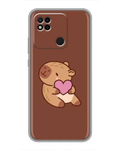 Чехол для Xiaomi Redmi 10A с картинкой «Капибара с сердцем» Чехол для Xiaomi Redmi 10A с картинкой «Капибара с сердцем»