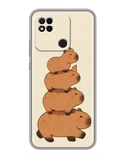 Чехол для Xiaomi Redmi 10A с картинкой «Башня из капибар» Чехол для Xiaomi Redmi 10A с картинкой «Башня из капибар»
