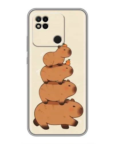 Чехол для Xiaomi Redmi 10A с картинкой «Башня из капибар» Чехол для Xiaomi Redmi 10A с картинкой «Башня из капибар»