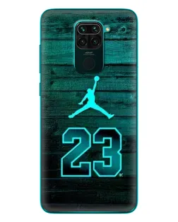 Чехол для Xiaomi Redmi 10X с картинкой «Jordan Cyan 23»