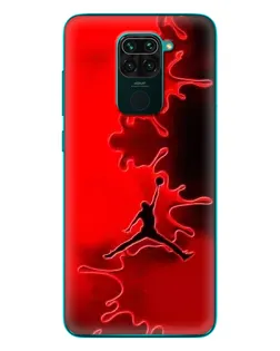 Чехол для Xiaomi Redmi 10X с картинкой «Jordan Red Smoke»