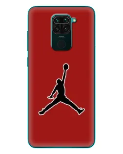 Чехол для Xiaomi Redmi 10X с картинкой «Jordan Red Back»