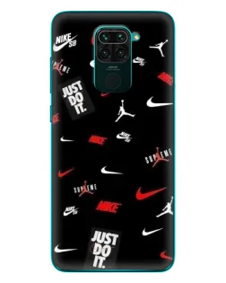 Чехол для Xiaomi Redmi 10X с картинкой «Nike Mix Pattern»