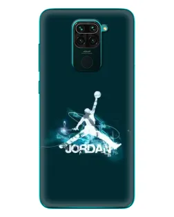 Чехол для Xiaomi Redmi 10X с картинкой «Jordan Blue Fire»