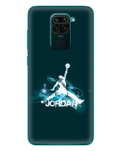 Чехол для Xiaomi Redmi 10X с картинкой «Jordan Blue Fire» Чехол для Xiaomi Redmi 10X с картинкой «Jordan Blue Fire»