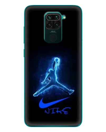 Чехол для Xiaomi Redmi 10X с картинкой «Jordan Neon Blue» Чехол для Xiaomi Redmi 10X с картинкой «Jordan Neon Blue»