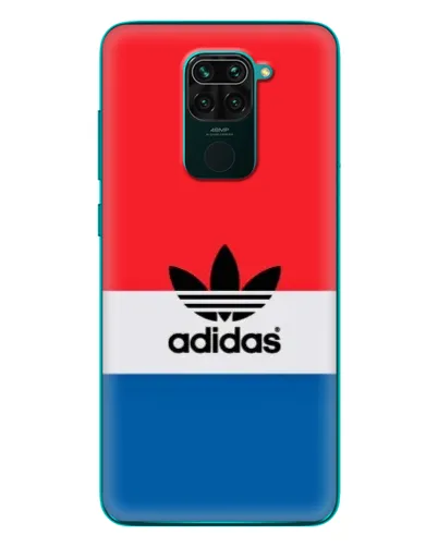 Чехол для Xiaomi Redmi 10X с картинкой «Ретро блоки Adidas»