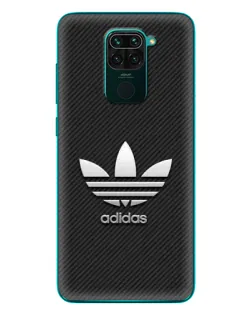 Чехол для Xiaomi Redmi 10X с картинкой «Adidas Карбоновая текстура»