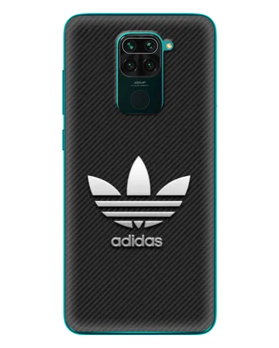 Чехол для Xiaomi Redmi 10X с картинкой «Adidas Карбоновая текстура»
