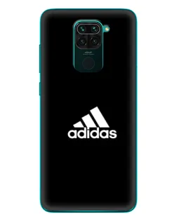Чехол для Xiaomi Redmi 10X с картинкой «Черная классика Adidas»
