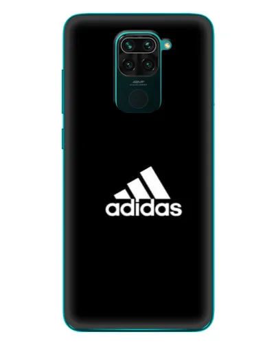 Чехол для Xiaomi Redmi 10X с картинкой «Черная классика Adidas»