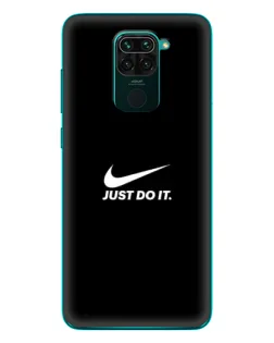 Чехол для Xiaomi Redmi 10X с картинкой «Минимализм от Nike»
