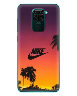 Чехол для Xiaomi Redmi 10X с картинкой «Nike на закате солнца»
