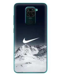 Чехол для Xiaomi Redmi 10X с картинкой «Nike — зимние горы»