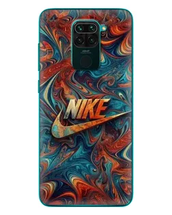 Чехол для Xiaomi Redmi 10X с картинкой «Nike в абстракции»