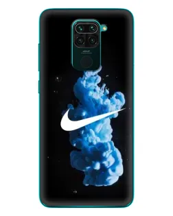 Чехол для Xiaomi Redmi 10X с картинкой «Nike и синий дым»
