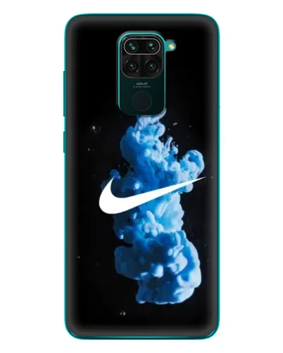 Чехол для Xiaomi Redmi 10X с картинкой «Nike и синий дым»