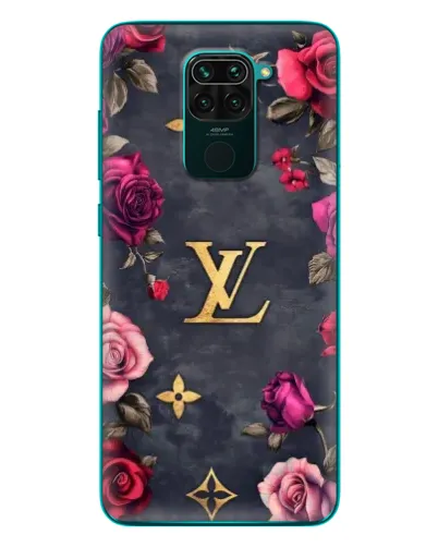 Чехол для Xiaomi Redmi 10X с картинкой «Цветочный Louis Vuitton»