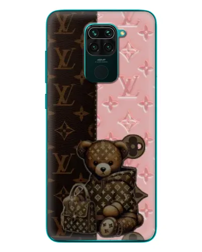 Чехол для Xiaomi Redmi 10X с картинкой «Мишка в стиле LV»