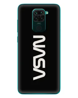 Чехол для Xiaomi Redmi 10X с картинкой «NASA — вертикальный логотип»