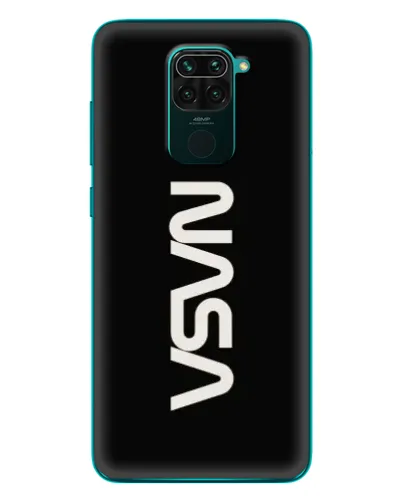 Чехол для Xiaomi Redmi 10X с картинкой «NASA — вертикальный логотип»