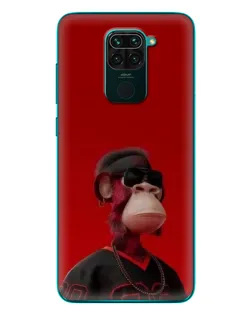 Чехол для Xiaomi Redmi 10X с картинкой «Bored Ape в красном» Чехол для Xiaomi Redmi 10X с картинкой «Bored Ape в красном»