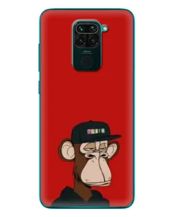 Чехол для Xiaomi Redmi 10X с картинкой «Bored Ape — красный фон» Чехол для Xiaomi Redmi 10X с картинкой «Bored Ape — красный фон»