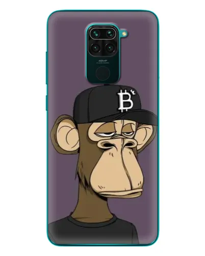 Чехол для Xiaomi Redmi 10X с картинкой «Bored Ape в кепке»