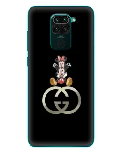 Чехол для Xiaomi Redmi 10X с картинкой «Минни Маус на лого»