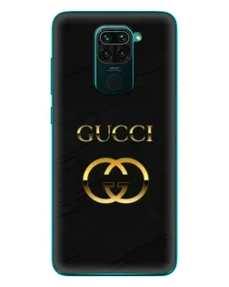 Чехол для Xiaomi Redmi 10X с картинкой «Золотой логотип Gucci»