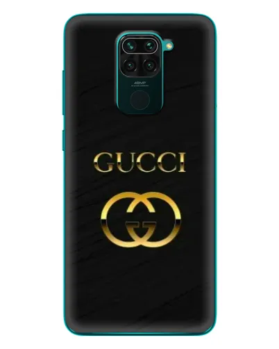 Чехол для Xiaomi Redmi 10X с картинкой «Золотой логотип Gucci» Чехол для Xiaomi Redmi 10X с картинкой «Золотой логотип Gucci»