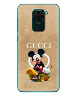 Чехол для Xiaomi Redmi 10X с картинкой «Микки Маус Gucci — крафт»