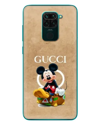 Чехол для Xiaomi Redmi 10X с картинкой «Микки Маус Gucci — крафт» Чехол для Xiaomi Redmi 10X с картинкой «Микки Маус Gucci — крафт»