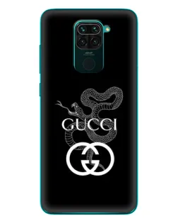 Чехол для Xiaomi Redmi 10X с картинкой «Gucci — серебряная змея»