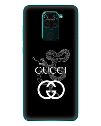 Чехол для Xiaomi Redmi 10X с картинкой «Gucci — серебряная змея» Чехол для Xiaomi Redmi 10X с картинкой «Gucci — серебряная змея»