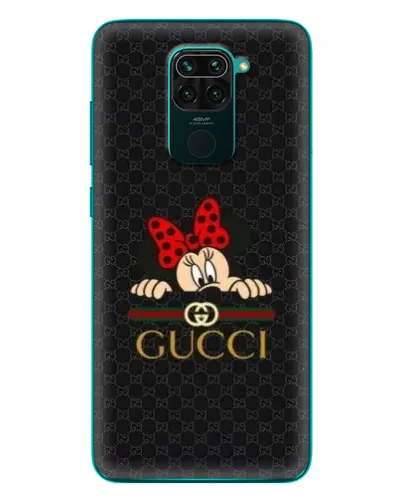 Чехол для Xiaomi Redmi 10X с картинкой «Минни Маус Gucci — черный» Чехол для Xiaomi Redmi 10X с картинкой «Минни Маус Gucci — черный»
