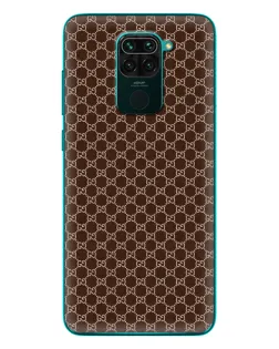 Чехол для Xiaomi Redmi 10X с картинкой «Gucci — шоколадная сетка»
