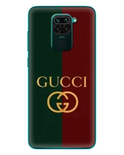 Чехол для Xiaomi Redmi 10X с картинкой «Gucci — темно-зеленый градиент»