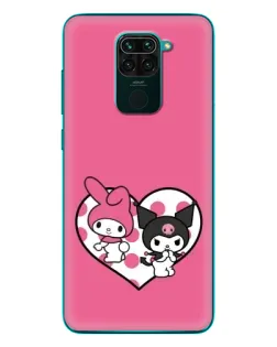Чехол для Xiaomi Redmi 10X с картинкой «Kuromi и My Melody»
